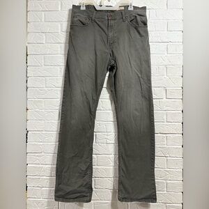Wrangler Gray Straight Fit Jeans 34x32